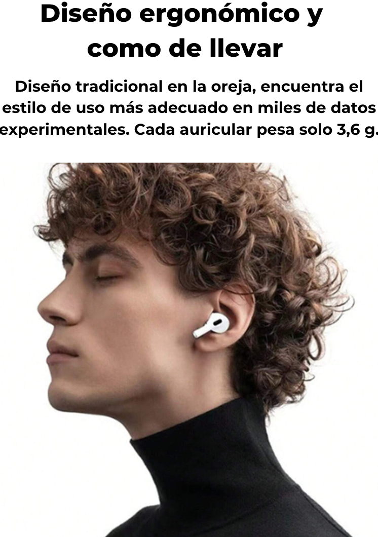 Airpods PRO con pantalla y Cancelación de Ruido